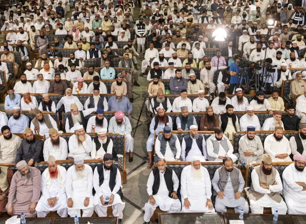 Dr. Al-Issa Arrives at Jamiat Ahle Hadith Headquarters in Lahore, Pakistan