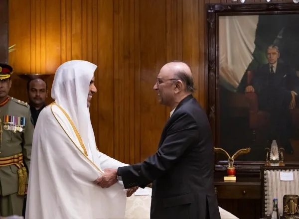 پاکستان کے صدر اور وزیرِاعظم کی سیکرٹری جنرل رابطہ عالم اسلامی سے ملاقات