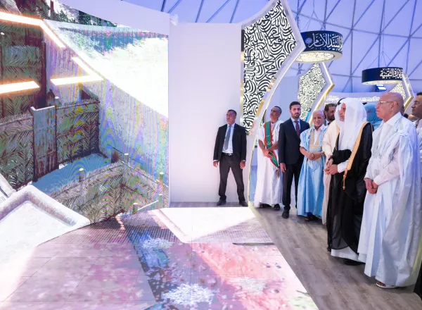 As part of the Museum's international expansion plan, and with the participation of His Excellency the Secretary-General of the MWL, as well as in the presence of members of the diplomatic corps and prominent figures, the President of Mauritania inaugurated the Museum of the Prophet’s Biography in Nouakchott.