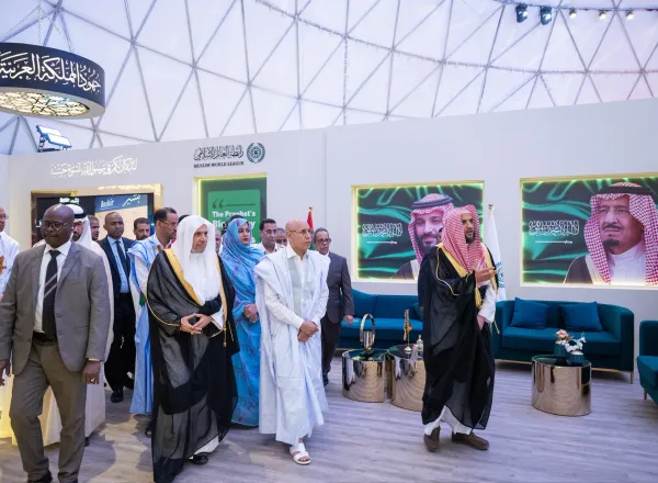 As part of the Museum's international expansion plan, and with the participation of His Excellency the Secretary-General of the MWL, as well as in the presence of members of the diplomatic corps and prominent figures, the President of Mauritania inaugurated the Museum of the Prophet’s Biography in Nouakchott.