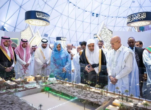 As part of the Museum's international expansion plan, and with the participation of His Excellency the Secretary-General of the MWL, as well as in the presence of members of the diplomatic corps and prominent figures, the President of Mauritania inaugurated the Museum of the Prophet’s Biography in Nouakchott.