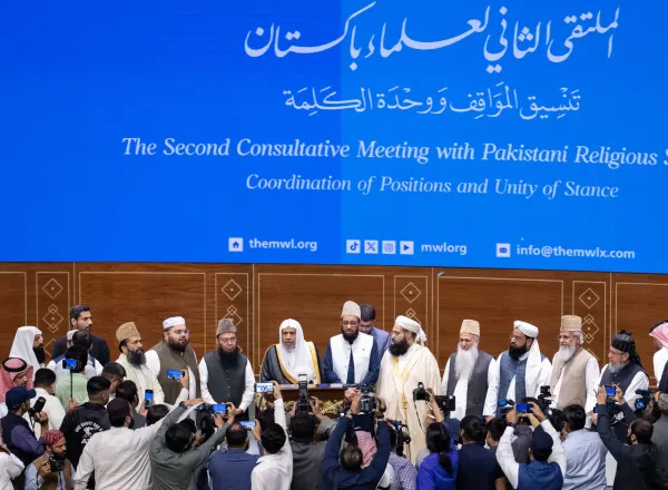 Cheikh Mohammed Alissa, a inauguré le deuxième forum des oulémas du Pakistan, placé sous le thème: « La coordination des positions et l’unité de la parole ».