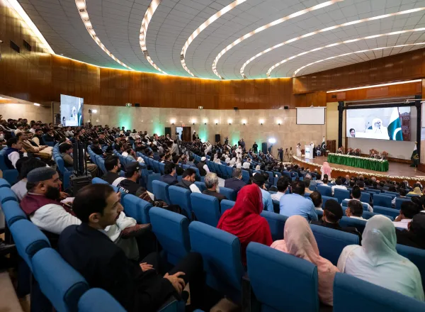 Le Secrétaire général de la Ligue islamique mondiale donne une conférence à la Cour suprême du Pakistan