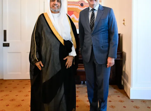 Le Premier ministre australien, M. Anthony Albanese, a reçu ce matin, dans la ville de Sydney, le Secrétaire général, cheikh Mohammed Alissa
