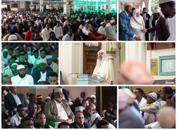 Just moments ago, in the largest mosque in Kenya: His Eminence Sheikh Dr. Mohammed Alissa delivered the Friday sermon in Nairobi, the capital. He elucidated the values of Islam and the ethical conduct of Muslims