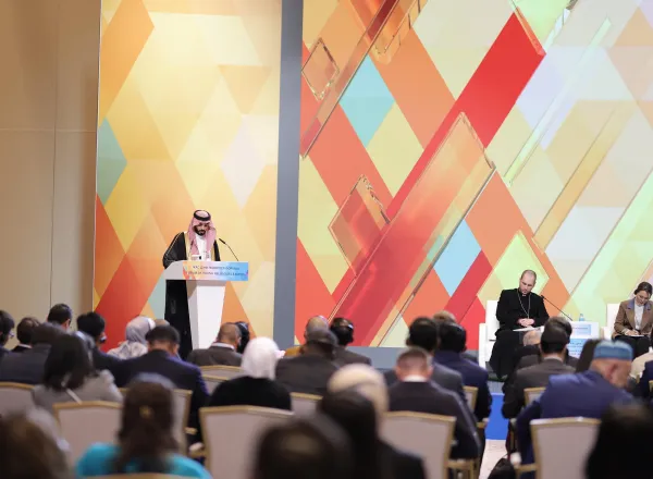 His Excellency Dr. Abdulaziz Sarhan and His Eminence Sheikh Abdul Latif Al-Mutlaq represented the MWL at the 22nd meeting of the Secretariat of the Congress of Leaders of World and Traditional Religions in Kazakhstan