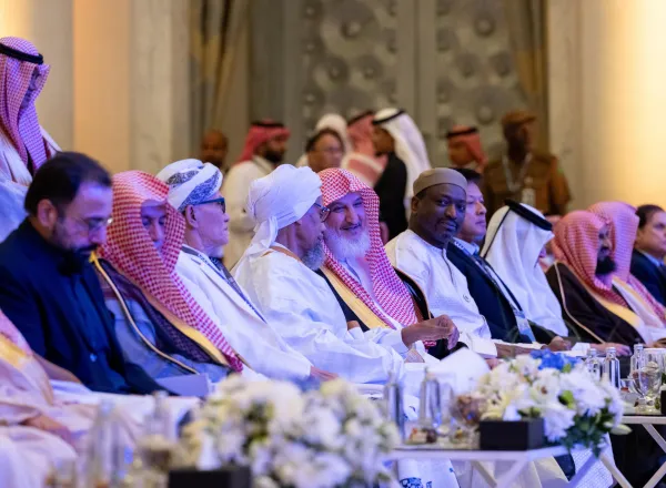 Yang Mulia Mufti Agung Kerajaan Arab Saudi, Syekh Abdulaziz Al Sheikh, pada pembukaan edisi kedua Konferensi Membangun Jembatan Antar Mazhab Islam: