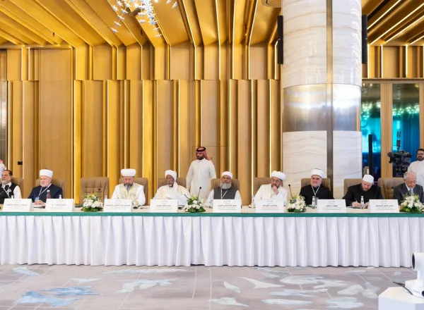 Cheikh Ali Erbaş, Président des Affaires Religieuses de la République de Turquie et membre du Conseil Suprême de la Ligue islamique mondiale, lors de la 46ème session du Conseil Suprême :