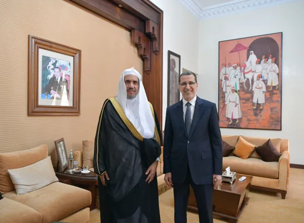 Le chef du gouvernement marocain, D. Sard Dine Othmani reçoit le SG de la Ligue