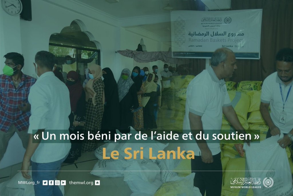Projet des paniers alimentaires de Ramadan au SriLanka