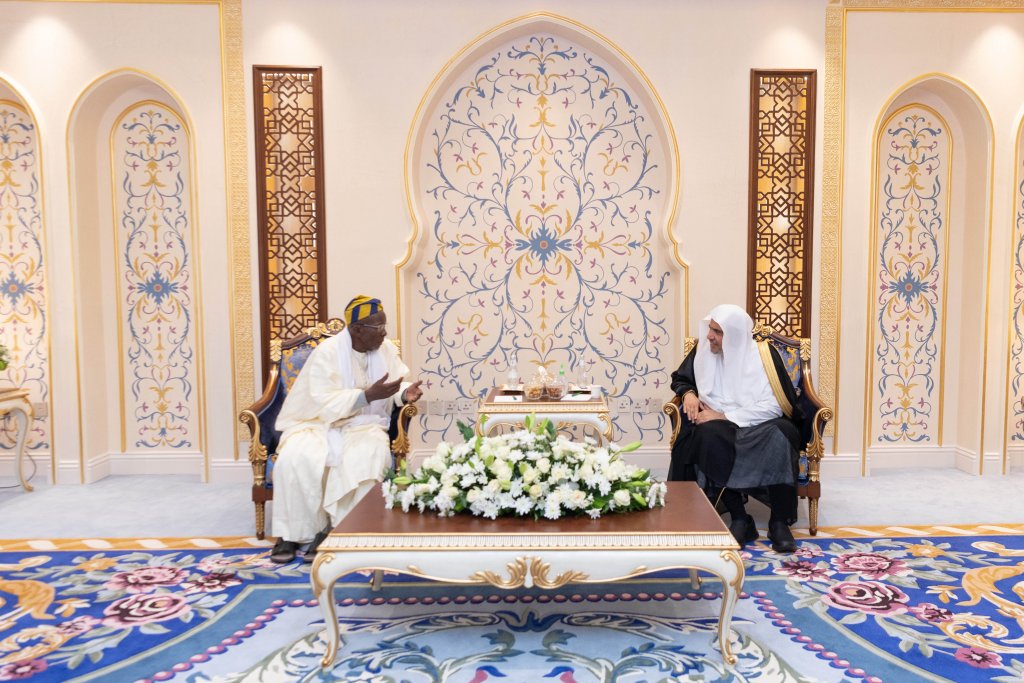 Mohammad Alissa, a reçu au siège de la LIM à La Mecque, le Président de l'Union Islamique Africaine
